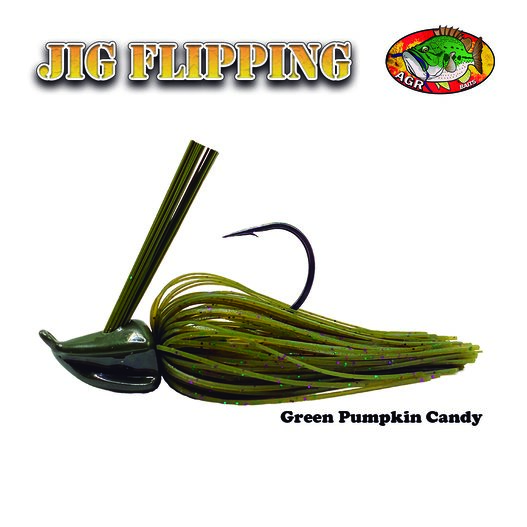 AGR Baits Flipping Jig - Green Pumpkin Candy