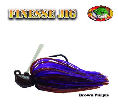 AGR Baits Finesse Jig - Brown Purple