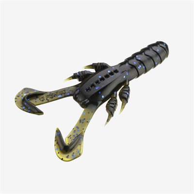 Amostra ninja craw 3´´7.6cm black&tan 16