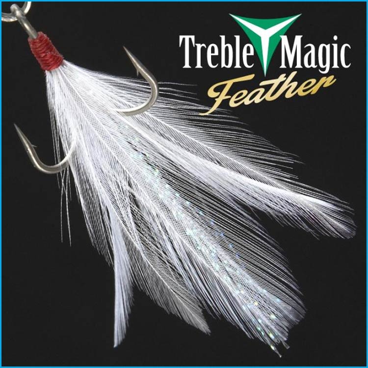 Evergreen E.G. Treble Magic Feather - White