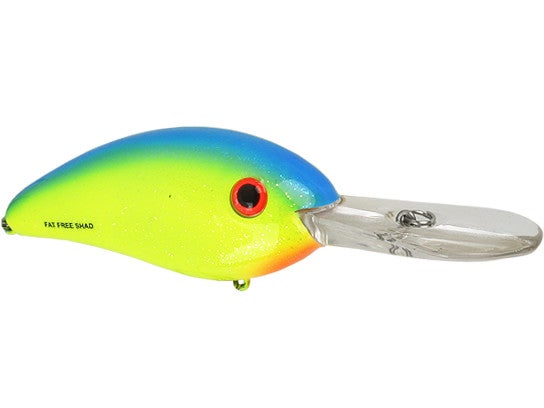 Bomber Fat Free Shad 7F Chartreuse Blue Sparkle