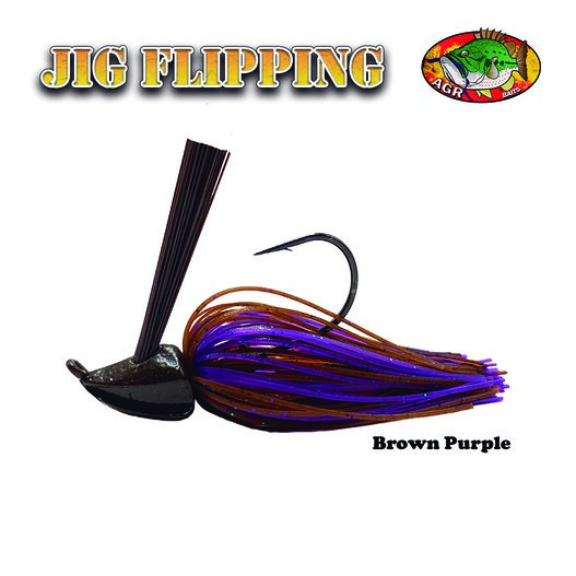 AGR Baits Flipping Jig - Brown Purple
