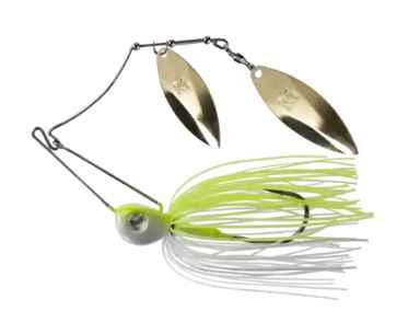 Mustad Arm Lock Spinnerbait - Chartreuse White