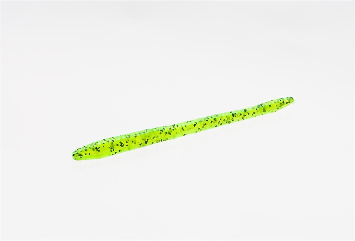 Zoom Finesse Worm 004-009 Chartreuse Pepper