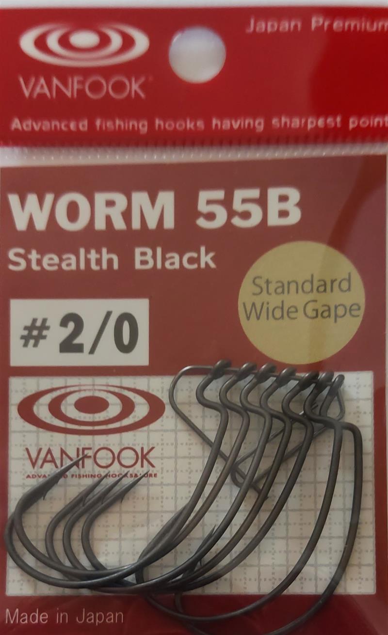 Anzol worm 55B - stealth black
