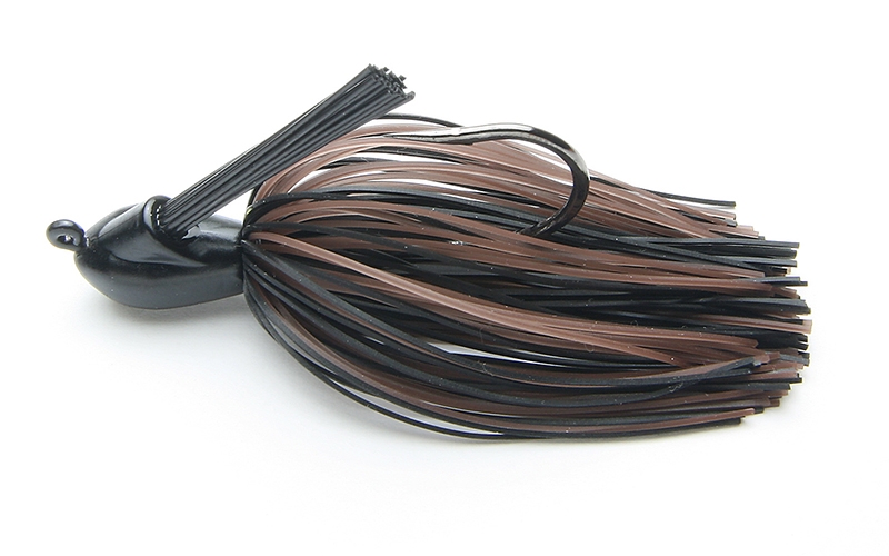 Rubber Jig Model I - FI001 Black / Brown 