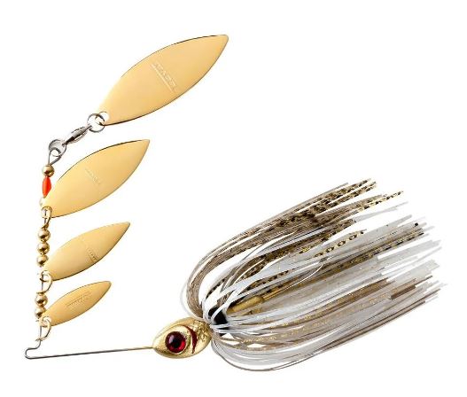 Booyah Super Shad Quad Blade - 611 Golden Shiner