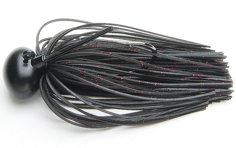 Rubber Jig Model II - 408 Black / Red