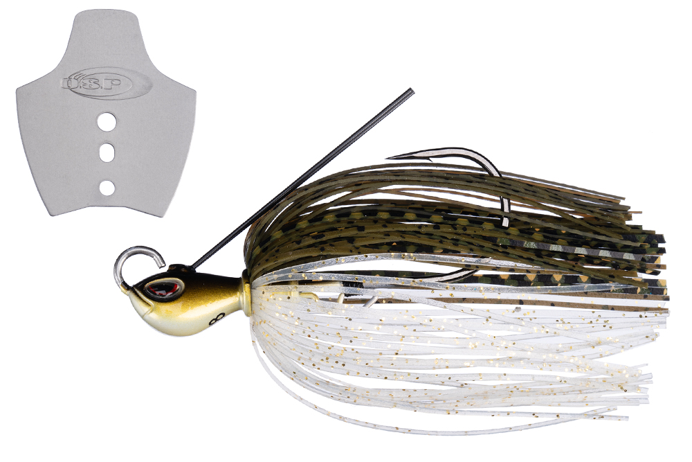 OSP Metal Blade Jig - BJ55 Green Pumpkin Shad