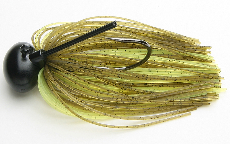 Rubber Jig Model II - 401 Green Pumpkin Chartreuse