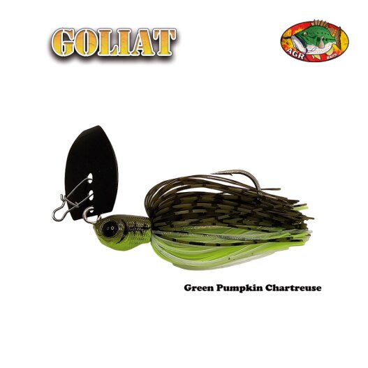 AGR Baits Chatterbait Goliat - Green Pumpkin Chartreuse