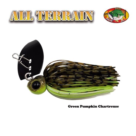 AGR Baits Chatterbait All Terrain - Green Pumpkin Chartreuse