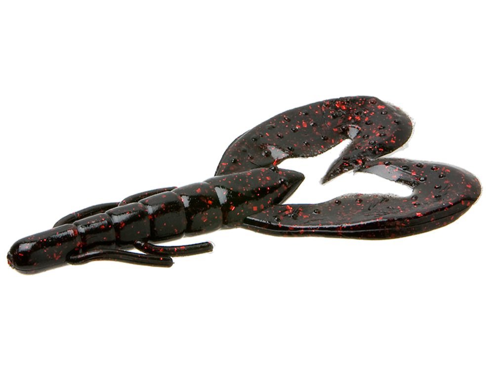 Zoom Super Speed Craw 089-001 Black Red Glitter