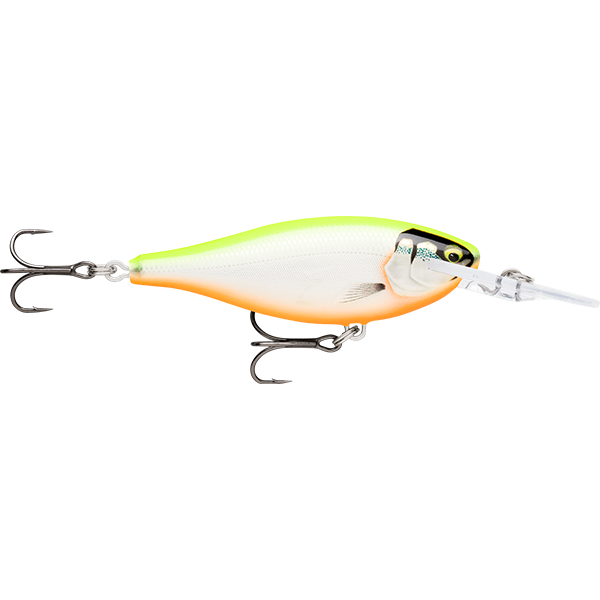 Rapala Shad Rap Elite - GDCO Gilded Chartreuse Orange Belly