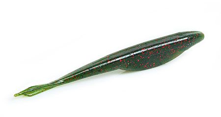 Gary Yamamoto D-Shad - 208  Watermelon W/Black Red Flake