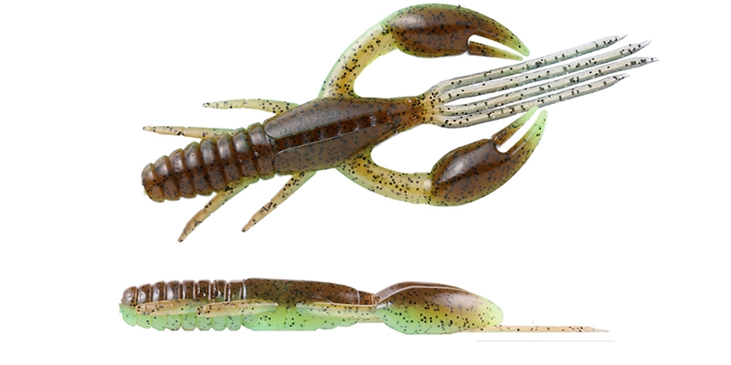 Dolive Craw TW107 Green Pumpkin/Chartreuse