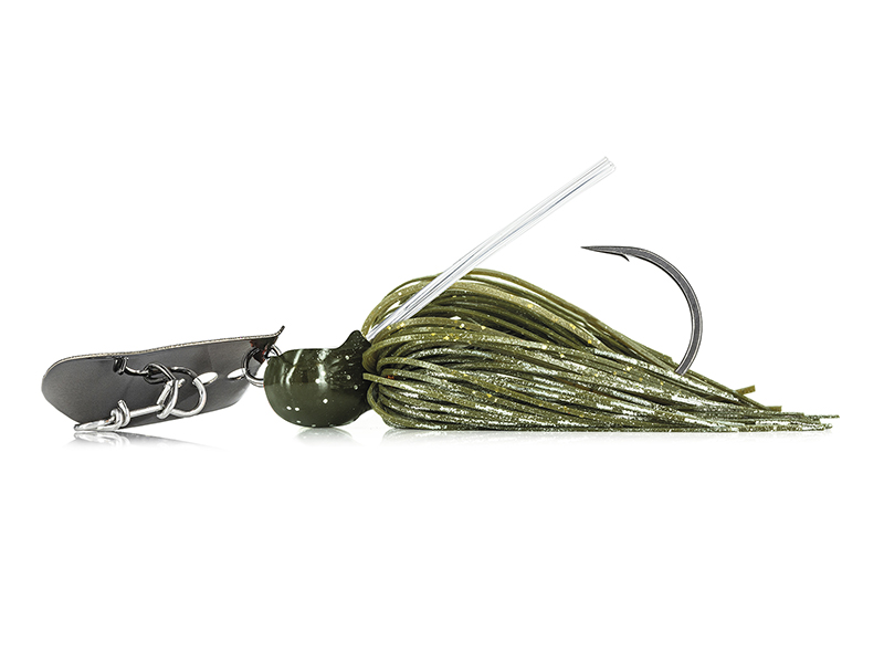 Molix Compact Blade Jig - 302 Green Pumpkin Flash