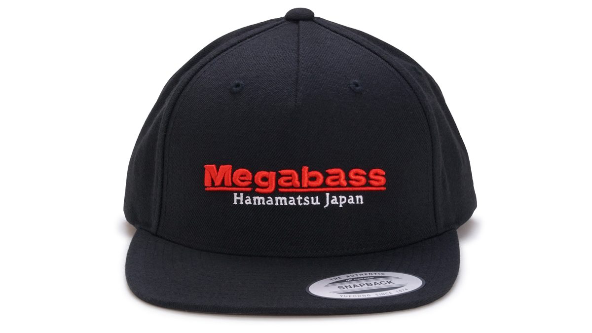 Megabass Classic Snapback  Black/Red