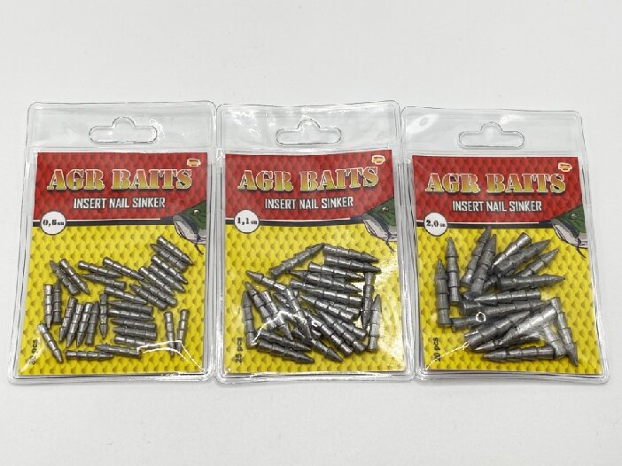 AGR Baits Insert Nail Sinker