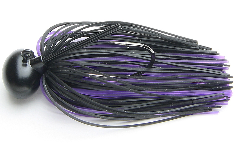 Rubber Jig Model II - 005 Black / Purple