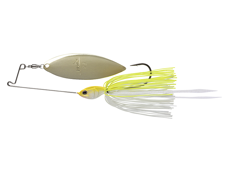 Molix Lover Short Arm Spinnerbait - 02 White Chartreuse