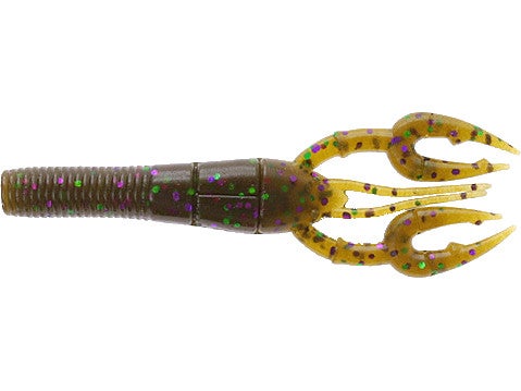 Gary Yamamoto Fat Baby Craw 3.75" 3FS-07-301 Green Pumpkin Purple