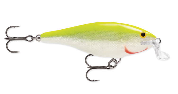 Rapala Shallow Shad Rap - SFC Silver Fluorescent Chartreuse