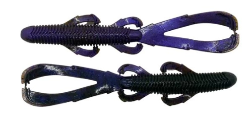 Googan Trench Hawg - Green Pumpkin Purple