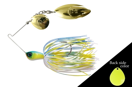 Jackall Spinnerbait Super Eruption Jr. - Citrus Chartreuse Stripe