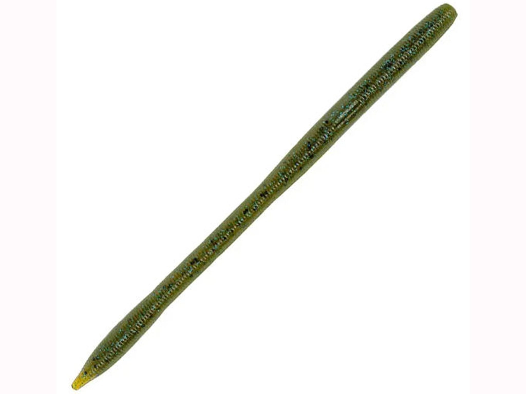 Gary Yamamoto Sensei Worm - 363 Green Pumpkin Blue