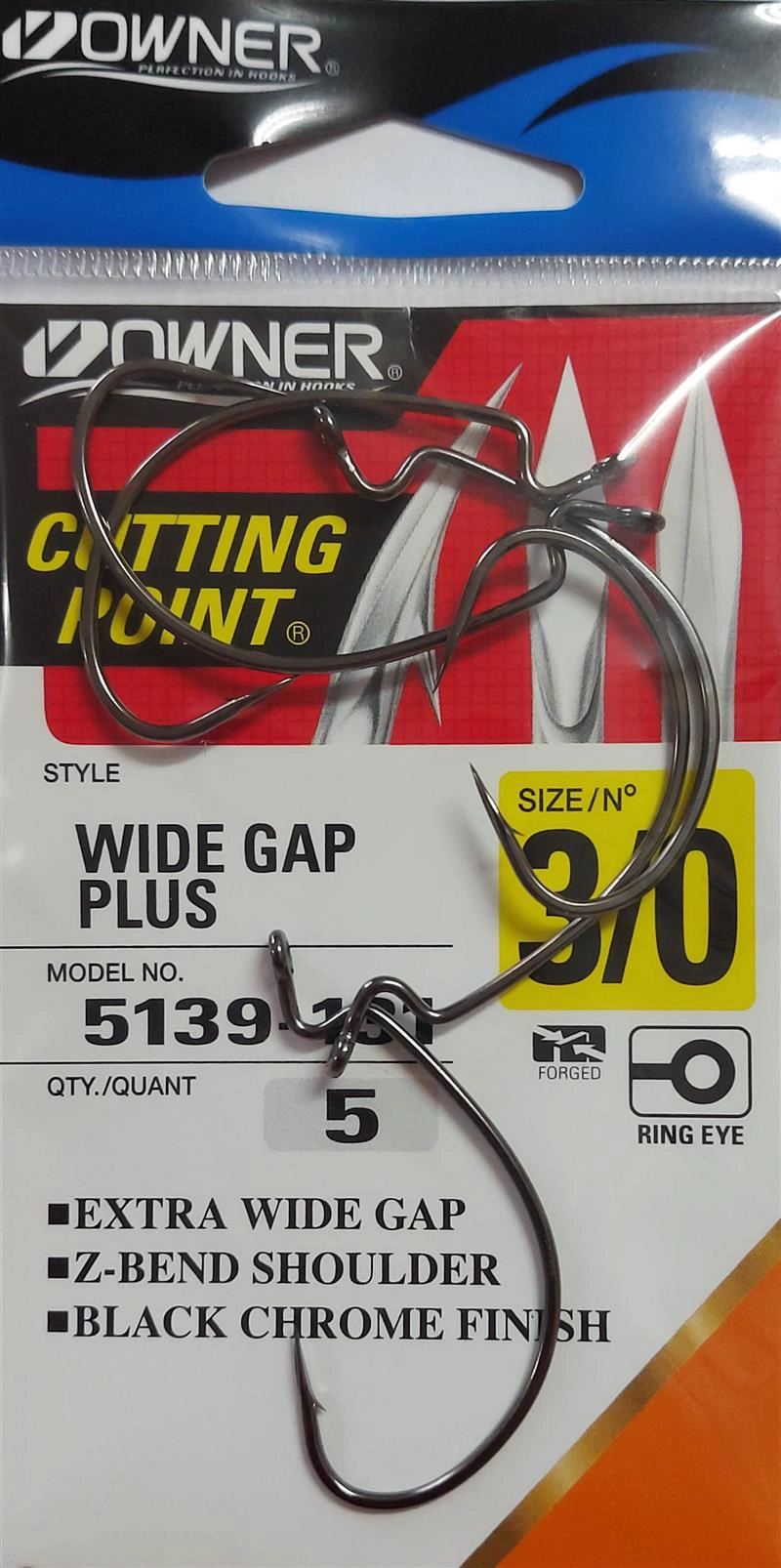 Anzol Owner 5139 Wide Gap Plus