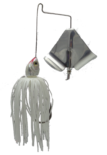 Baitsfishing Buzzbait Chrome - Pure White