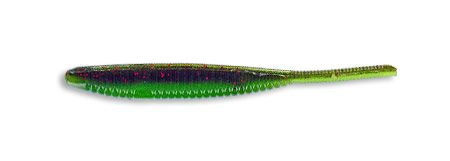 Gary Yamamoto Shad Shape Worm - 925 GP Red Flake/Watermelon