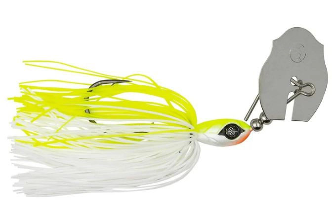 Googan Chatterbait Squad Clickbait - White/Chartreuse