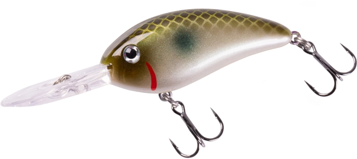 Crankbait Bomber Fat Free Fingerling - 520 Green Pearl Shad