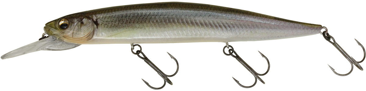 Imakatsu Jerbait Gekiasa III IK Jerk - 719 3DR Green Smelt