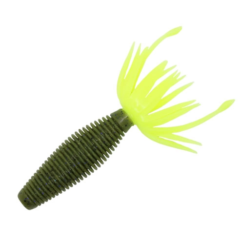 Geecrack G-Flapper - 347 Green Pumpkin Blue Flake Chart