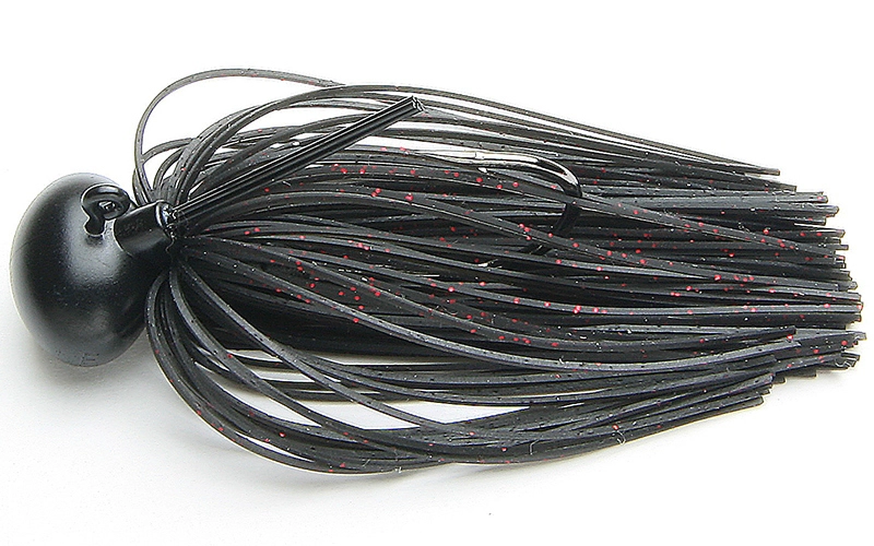 Rubber Jig Model II - 408 Black / Red