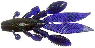 Gary Yamamoto Flappin´Hog - 213 PURPLE W/EMERALD FLK