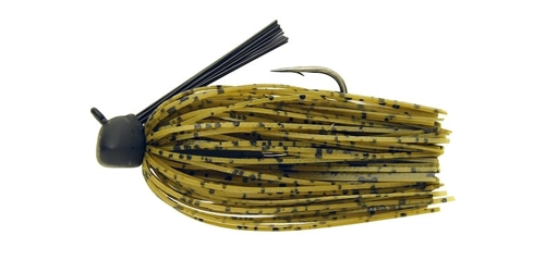 Keitech Crankin' Football - 101 Green Pumpkin Pepper