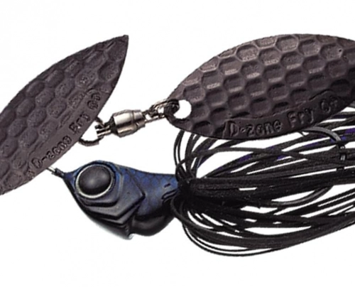 Evergreen Spinnerbait D Zone Fry DW - 12 Super Black (F/R= Gun Metal)