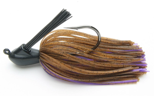 Rubber Jig Model I - 008 Brown / Purple