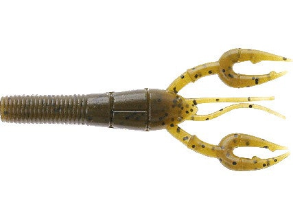 Gary Yamamoto Crawdad 5" 3-10-297 GREEN PUMPKIN/BLACK FLAKE