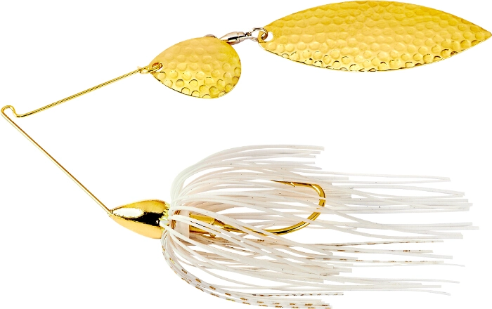 War Eagle Spinnerbait Hammered Gold Frame TW - GTH01G White Gold