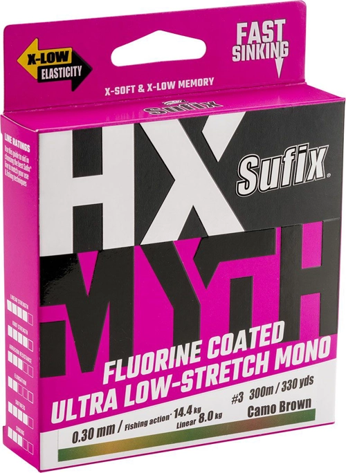 Sufix HX-Myth Fluorine Coated Clear