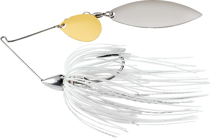War Eagle Spinnerbait Nickel Frame TW - NT01S White Silver