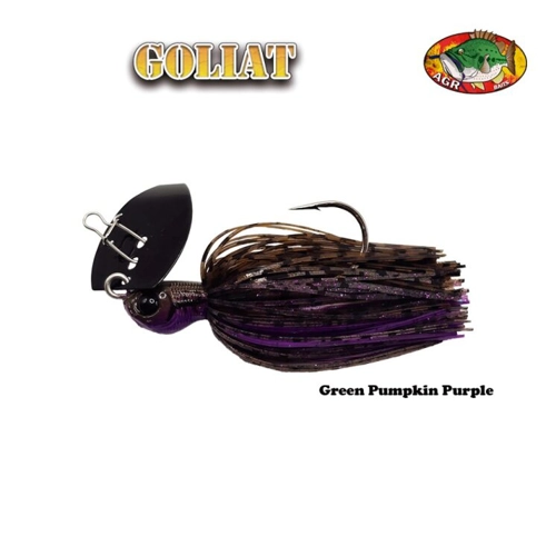 AGR Baits Chatterbait Goliat - Green Pumpkin Purple