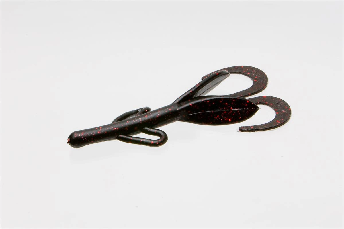 Zoom Tiny Brush Hog 055-001 Black Red Glitter