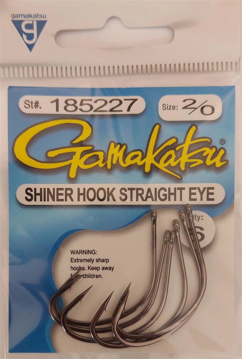Anzol Gamakatsu Shiner Staight Eye