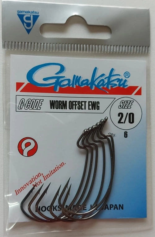 Anzol Gamakatsu Worm OffSet EWG